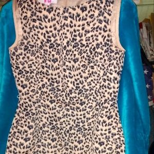 Animal print dress